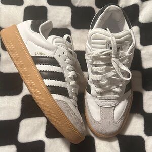 Adidas Samba XLG Athletic Shoe - Cloud White / Core Black / Gum